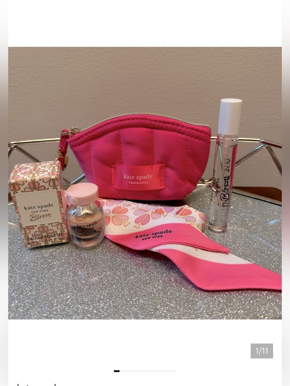 New 4 piece Kate Spade Beauty Set